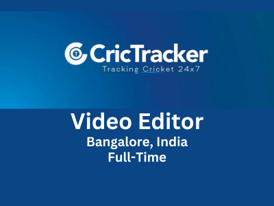 Job opening for Video Editor at CricTracker