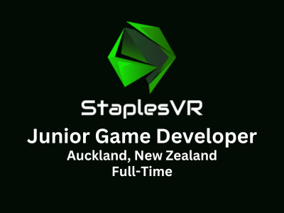 Junior Game Developer required at StaplesVR