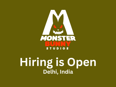 Multiple job hirings open at Monster Bunny Studios