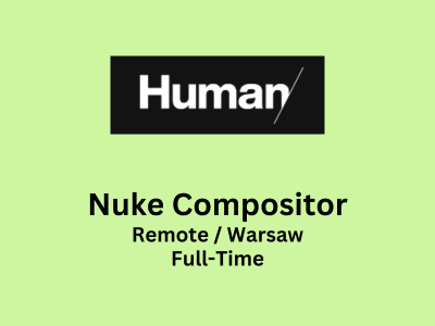 Nuke Compositor required at Studio Human