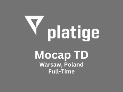 Platige Image is looking for a talented Mocap TD