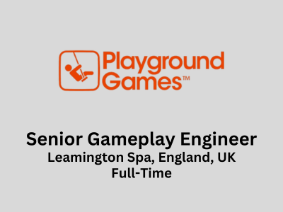 Playground Games is looking for a Senior Gameplay Engineer