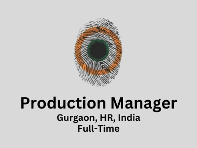 Production Manager required at Charuvi Design Labs