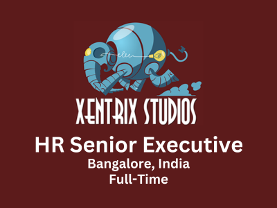 Senior HR Executive required at Xentrix Studios