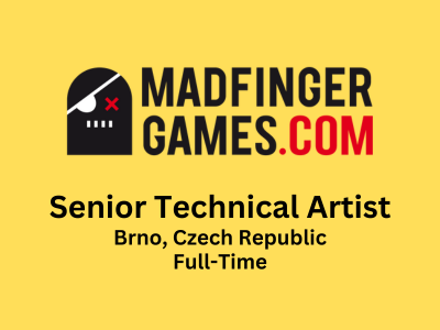Senior Technical Artist required at Madfinger Games