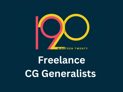 1920VFX is hiring Freelance CG Generalists