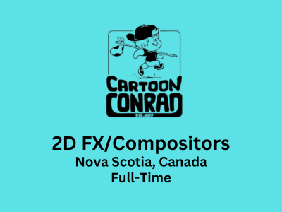 2D FXCompositors required at Cartoon Conrad Productions