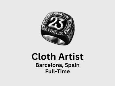 Cloth Artist required at 23Lunes Studio