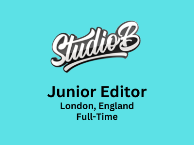 Full-time job for Junior Editor at Studio B
