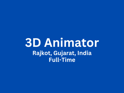 Full-time job opening for 3D Animators