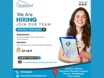 Graphic Designer required at FortuneCloud Technologies