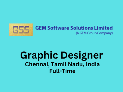 Graphic Designer required at Gem Software Solutions