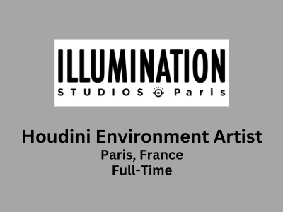 Houdini Environment Artist required at Illumination Studios