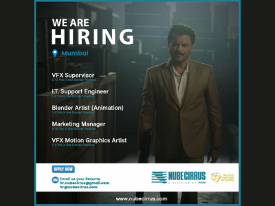 Latest job hirings at Nube Cirrus Studio