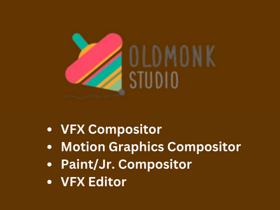 Multiple job openings at Old Monk Studio