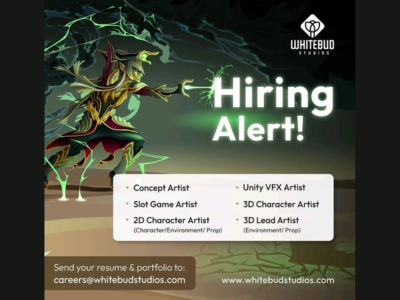 Multiple job openings at Whitebud Studios