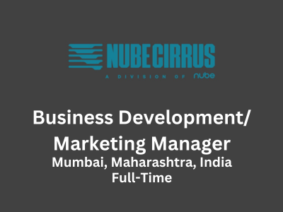Nube Cirrus is hiring Business Development Marketing Manager