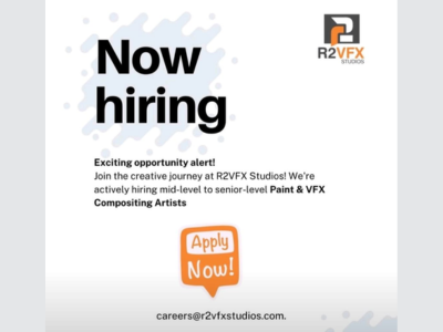 Paint & VFX Compositing Artists required at R2VFX Studios