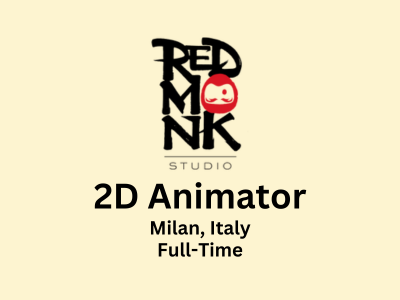 Red Monk Studio is seeking for 2D Animator