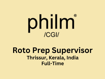 Roto Prep Supervisor required at philmCGI