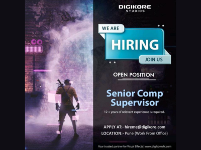 Senior Comp Supervisor required at Digikore Studios