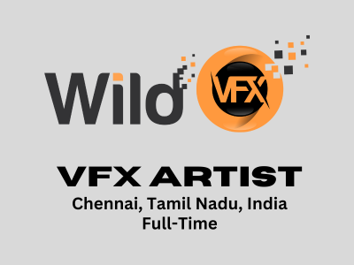 VFX Artist required at Wild VFX Studio
