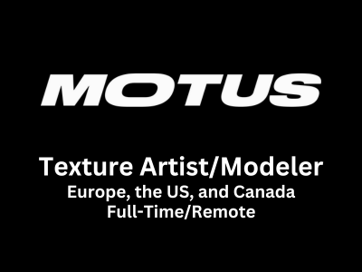 motus VFX is hiring for Texture Artist Modeler