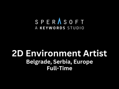 2D Environment Artist required at Sperasoft