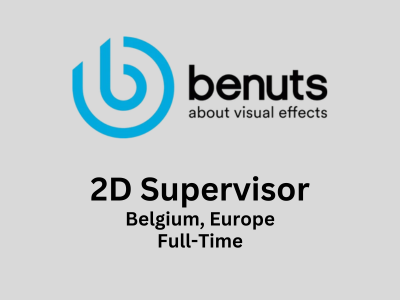 2D Supervisor required at benuts Studio