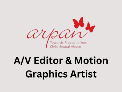 Arpan NGO is looking for AV Editor & Motion Graphics Artist