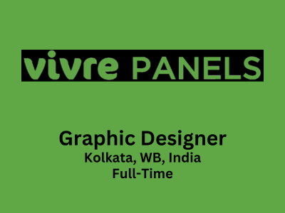 Graphic Designer required at Vivre Panels Pvt Ltd