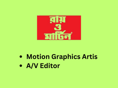 Job opening for Motion Graphics Artist & AV Editor