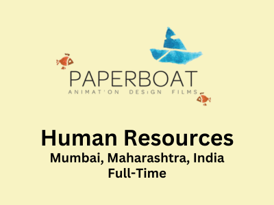 Paperboat Design Studios is hiring for Human Resources