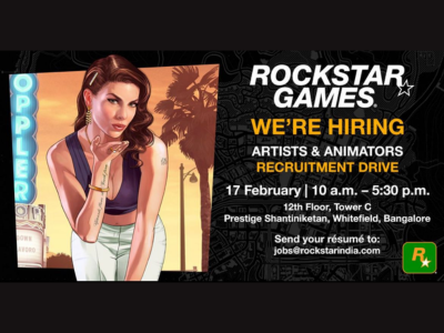 Recruitement drive at Rockstar India for Artists & Animators