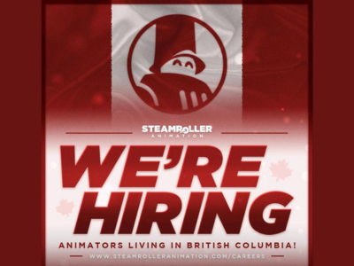Steamroller Animation is looking for Animator