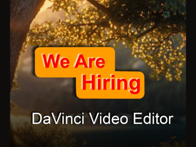 DaVinci Video Editor required at Allern Creative Studios