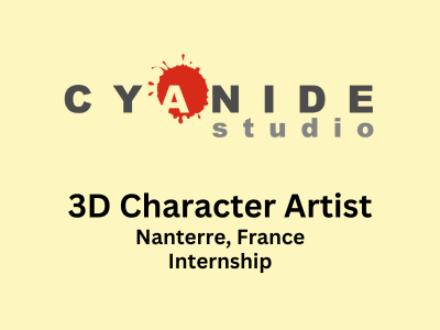 Internship 3D Character Artist at Cyanide Studio