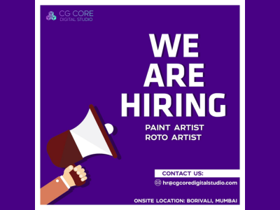Job hirings open at CG Core Digital Studio