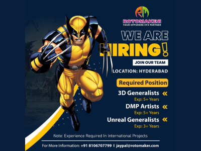 Latest job openings at Rotomaker Hyderabad