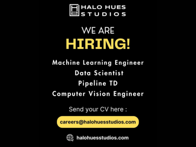 Multiple job openings for Engineers at HaloHues Studios