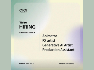 Multiple latest job openings at AIOI Studios