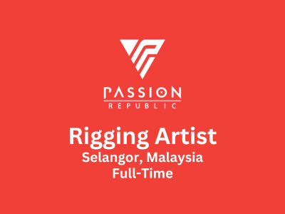 Rigging Artist required at Passion Republic - Maya, Motionbuilder