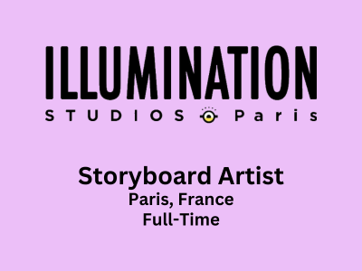 Storyboard Artist required at Illumination Studios Paris