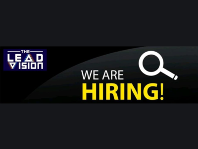 The Lead Vision is hiring for 3D department jobs
