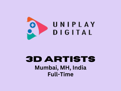 Uniplay Digital is looking for 3D Artists