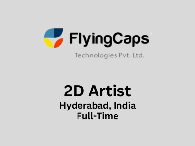 2D Artist required at FlyingCaps Technologies Pvt. LTD.