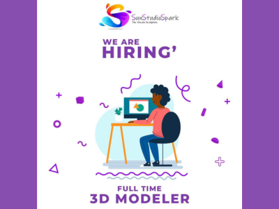 3D Modeler required at Sun Studio Spark - Blender, Substance