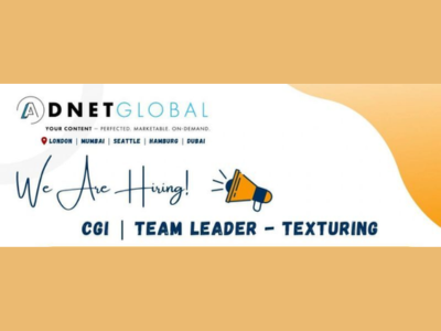 Adnet Global is looking for Team Lead - Texturing