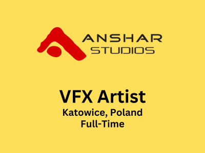 Anshar Studios is looking for VFX Artist