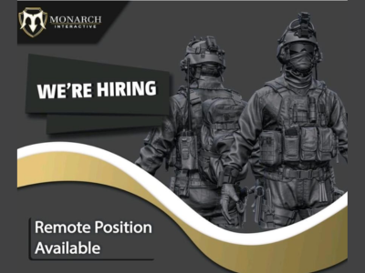 Character Artists required at Monarch Interactive Games Studio